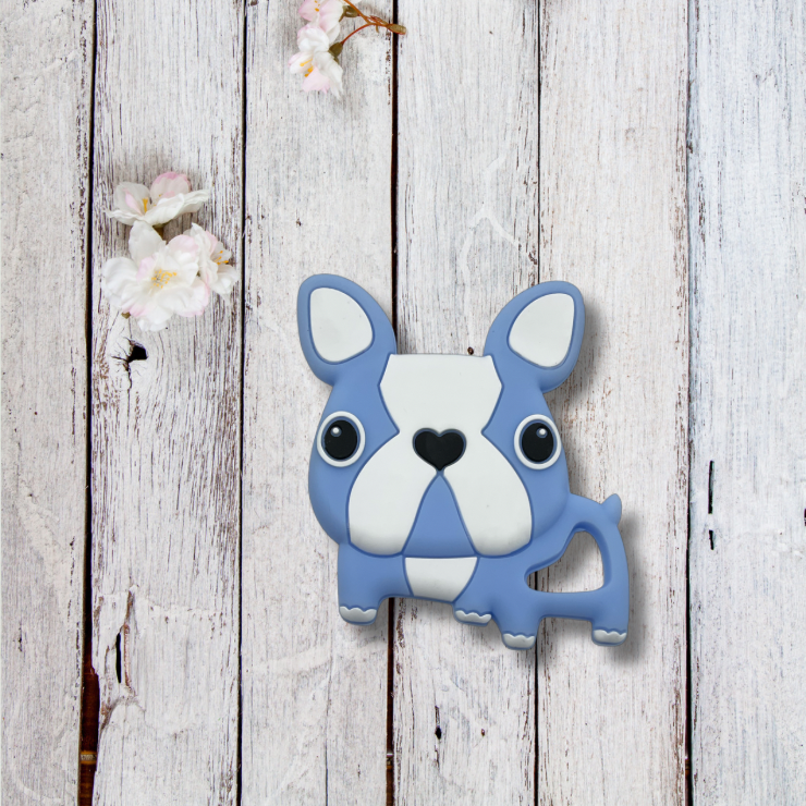 Jouet de dentition-Chien-bouledogue français