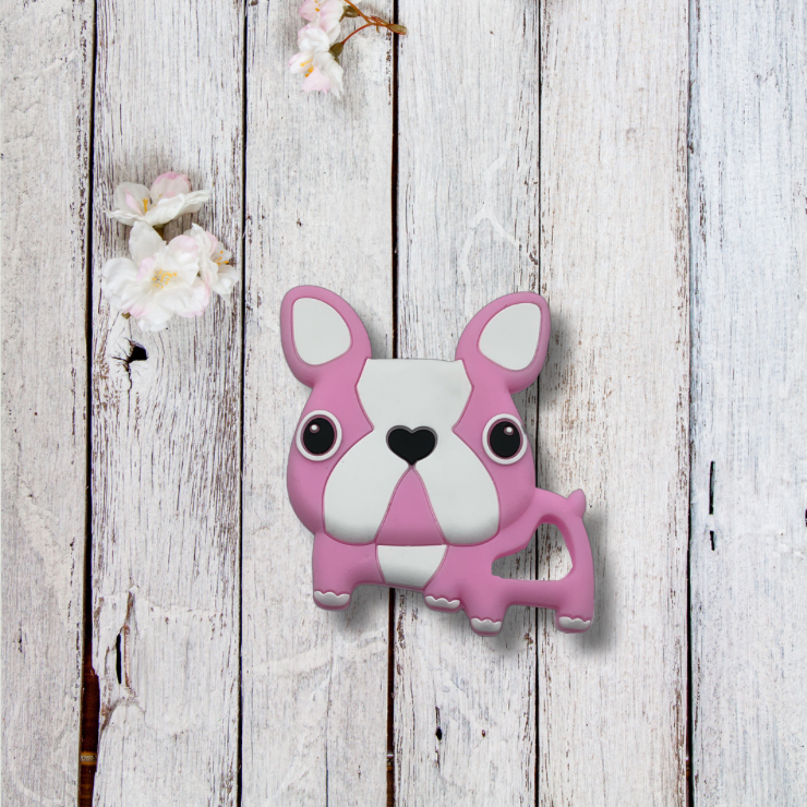 Jouet de dentition-Chien-bouledogue français