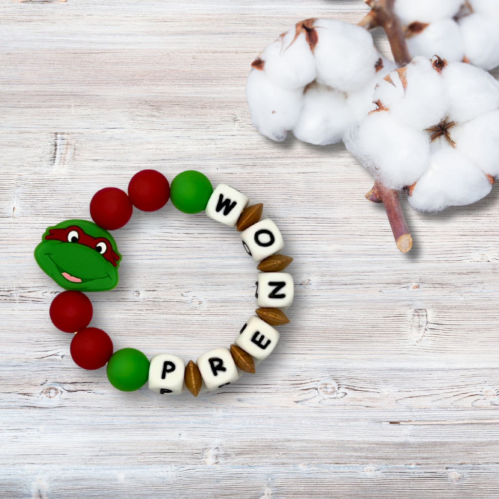 Anneau de dentition personnalisé - Ninja