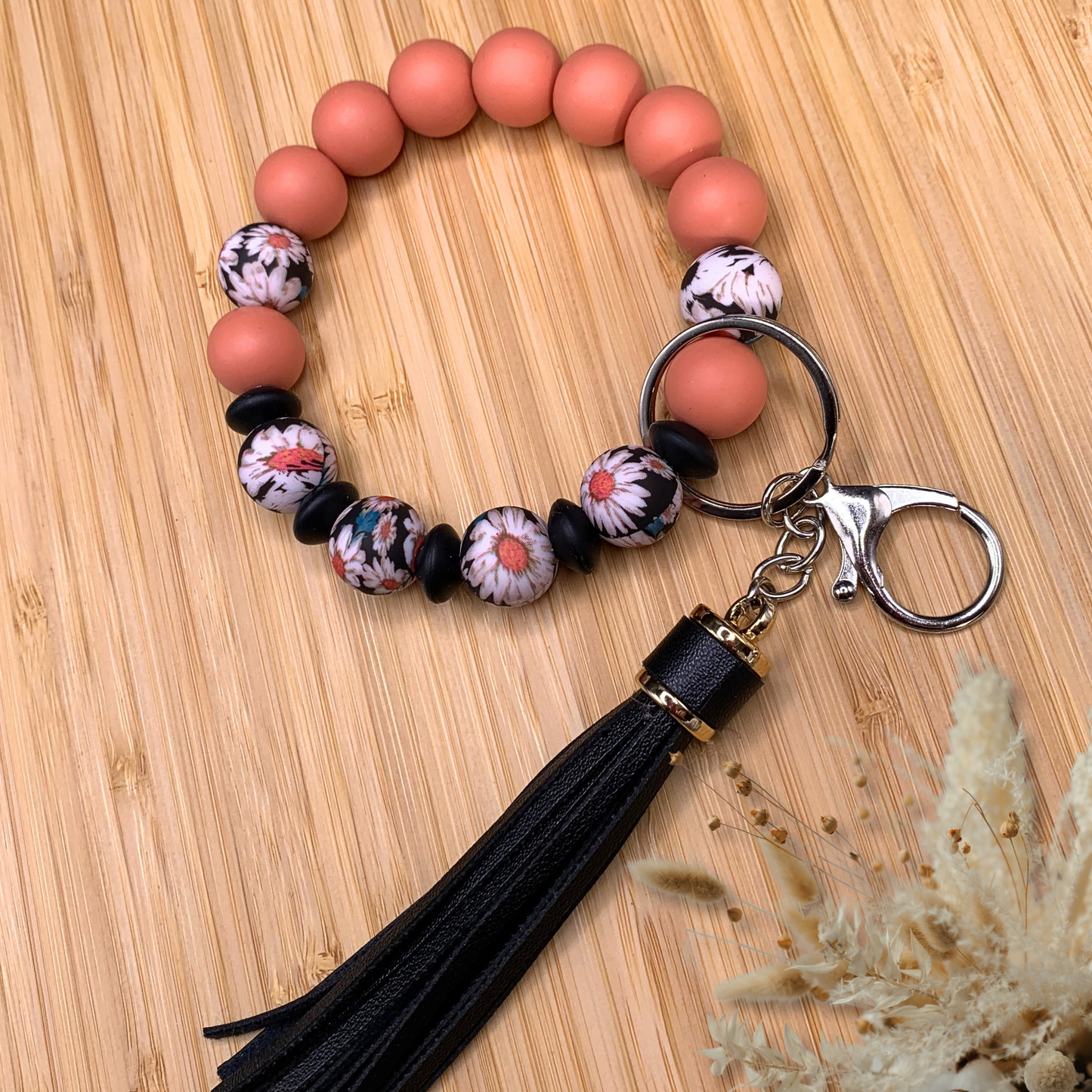 Bracelet porte-clés silicone