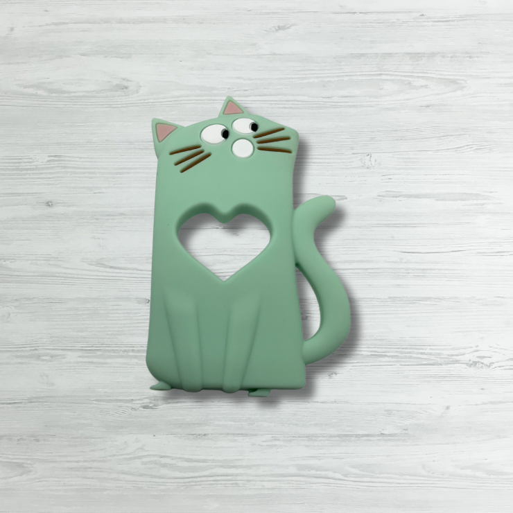 Jouet de dentition-Chat coeur