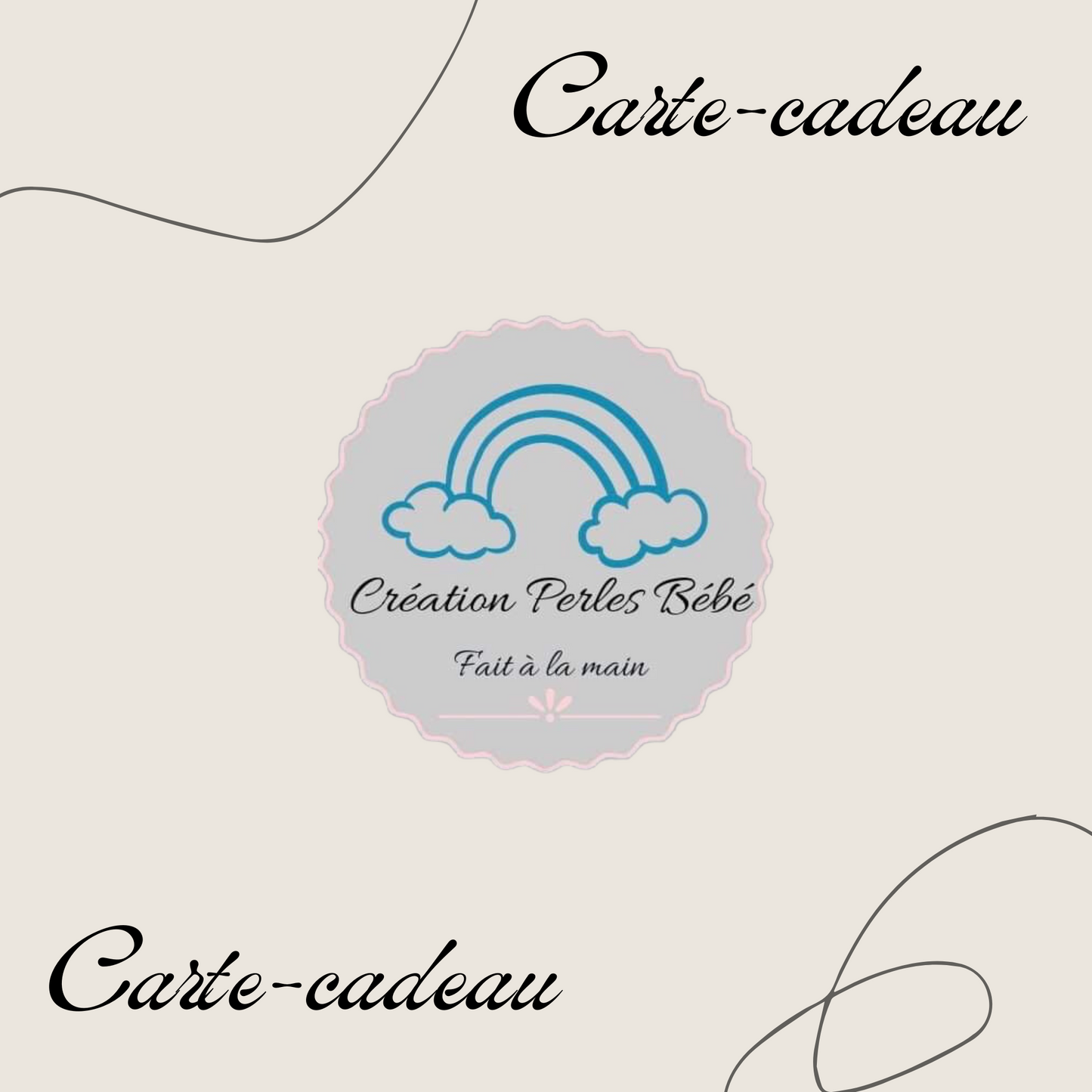 Carte-cadeau Création Perles Bébé
