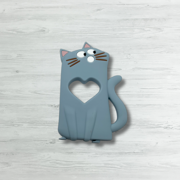 Jouet de dentition-Chat coeur