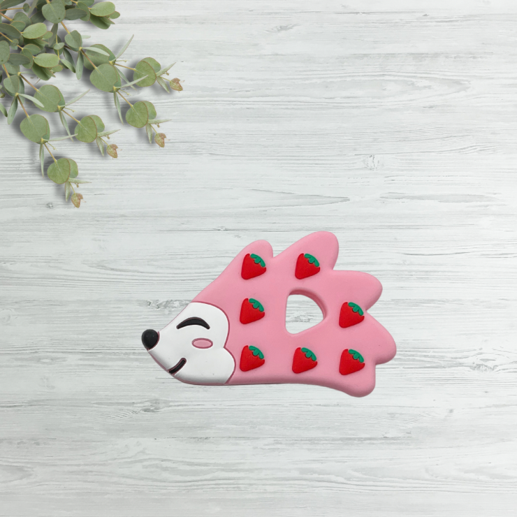 Jouet de dentition-Hérisson souriant