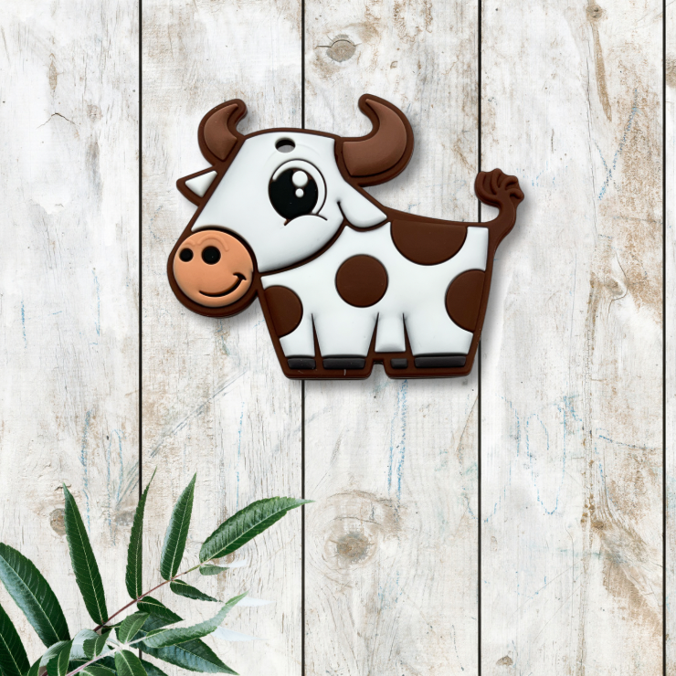 Jouet de dentition-Vache à picos