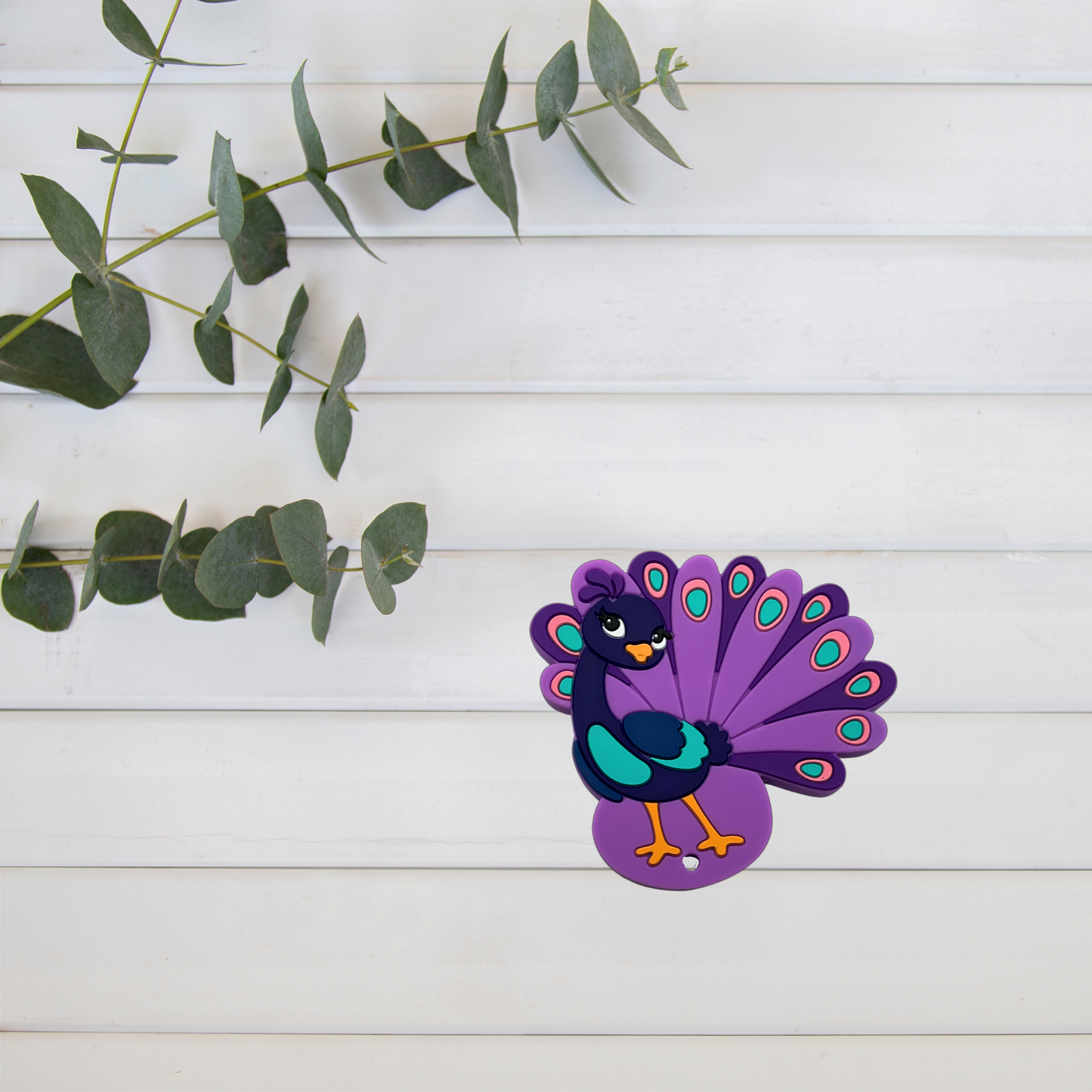 Jouet de dentition-Paon