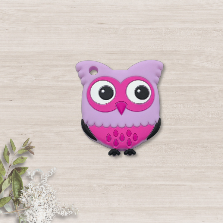 Jouet de dentition-Hibou joyeux