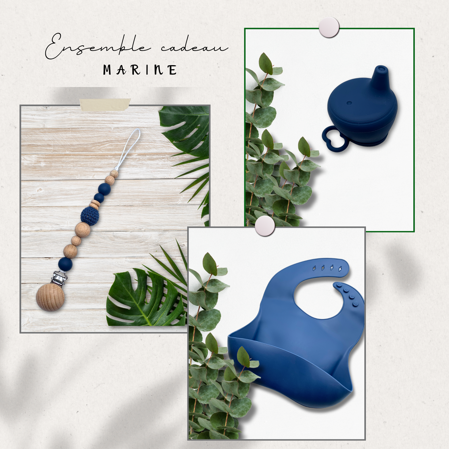 Ensemble attache à suce/repas