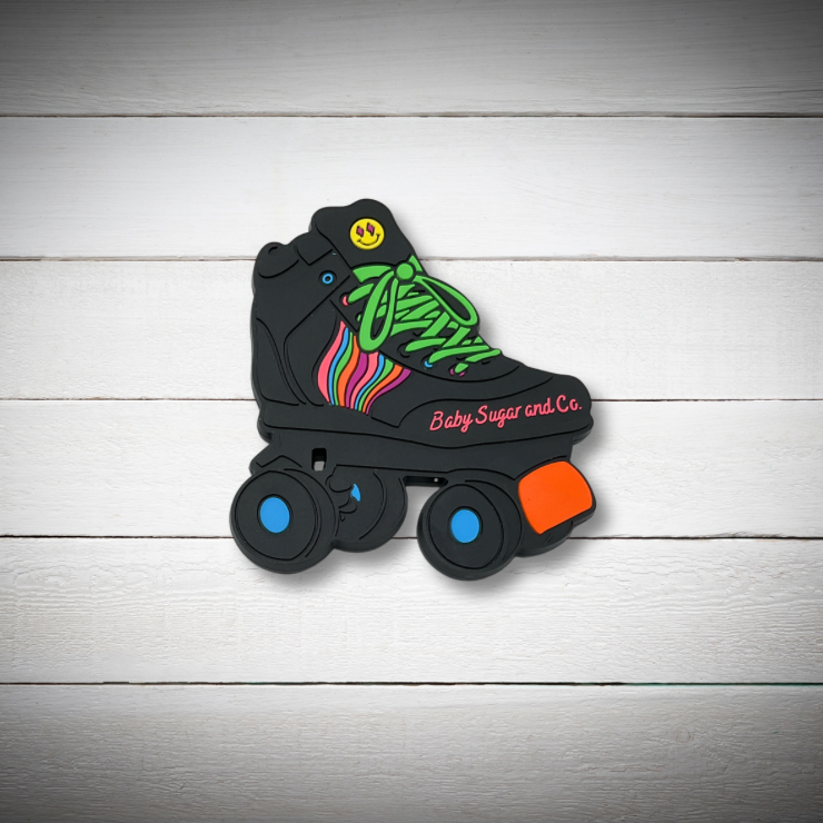 Jouet de dentition-Patin à roulette