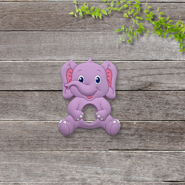 Jouet de dentition-Éléphant heureux