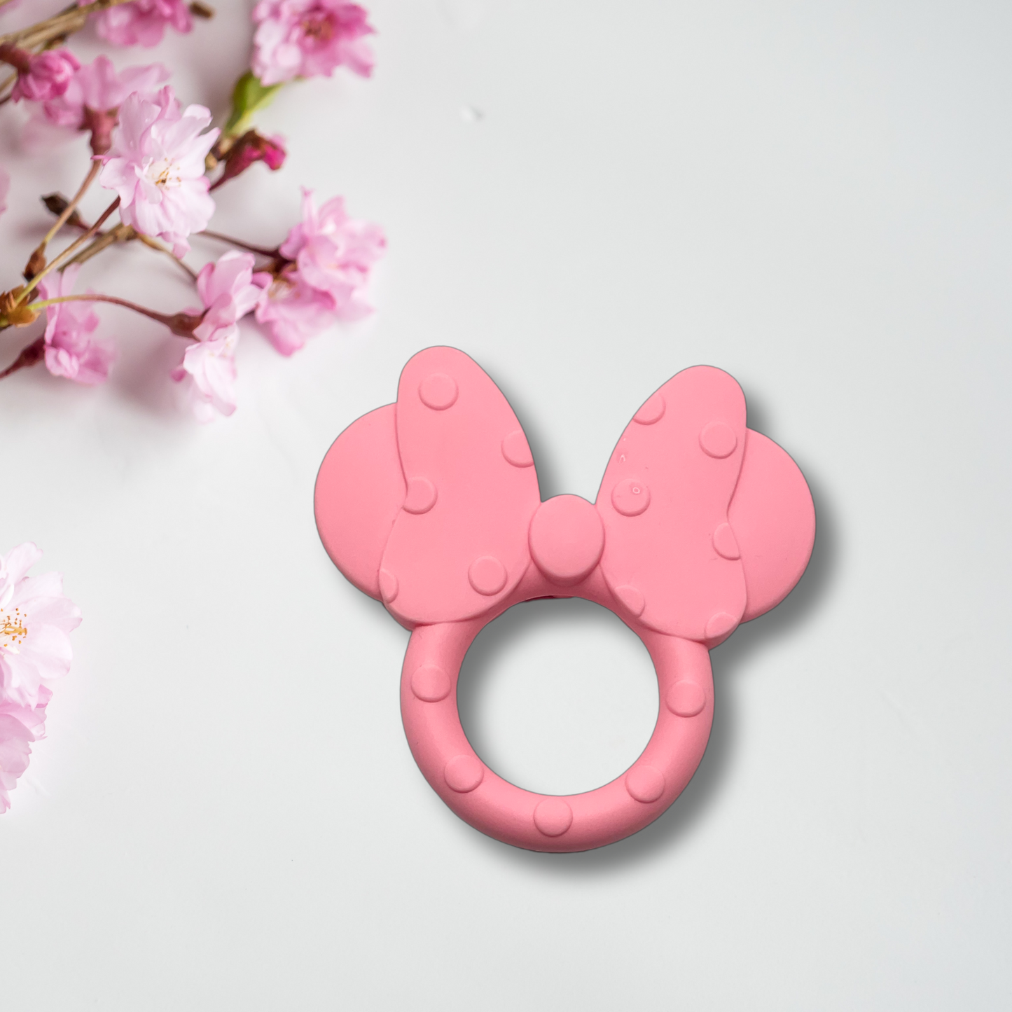 Jouet de dentition-tête de minnie mouse