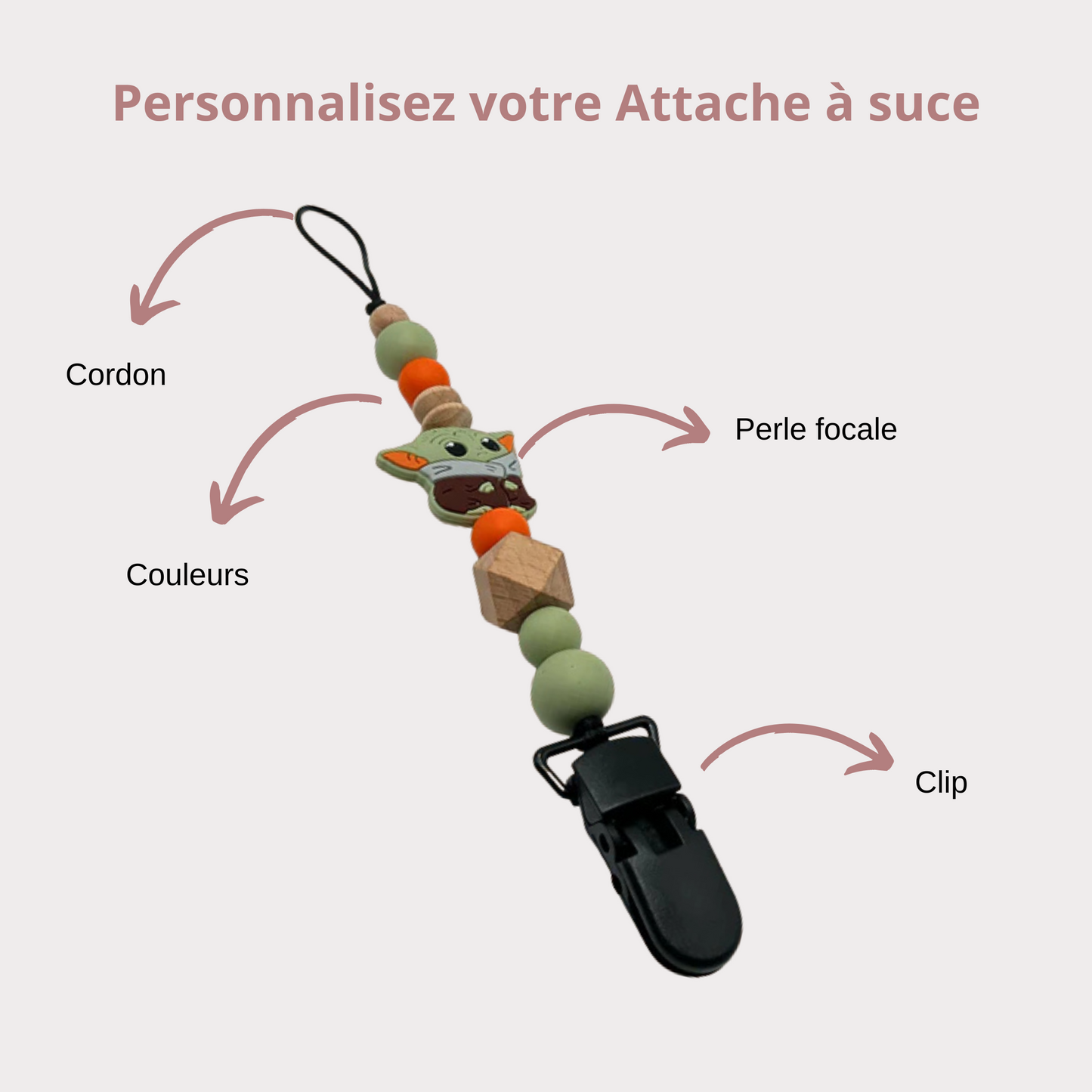 Personnalisation complète - Attache à suce